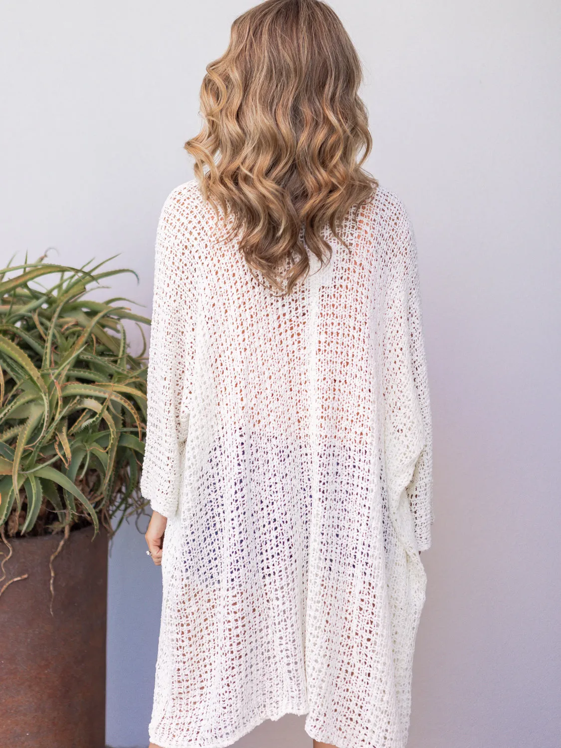 Eclipse Kimono- White