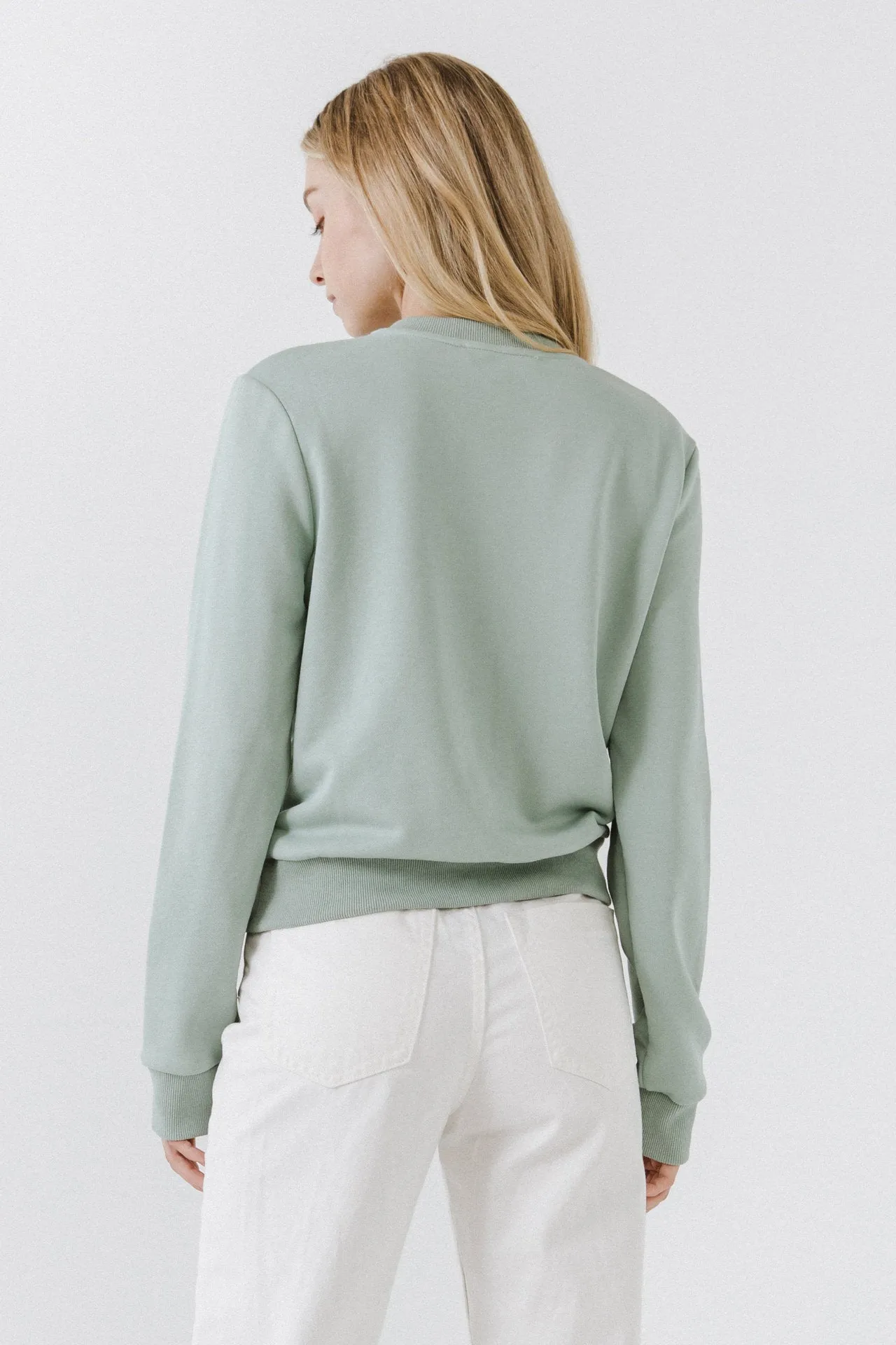 Endless Rose - Beads Lettering Sweatshirt