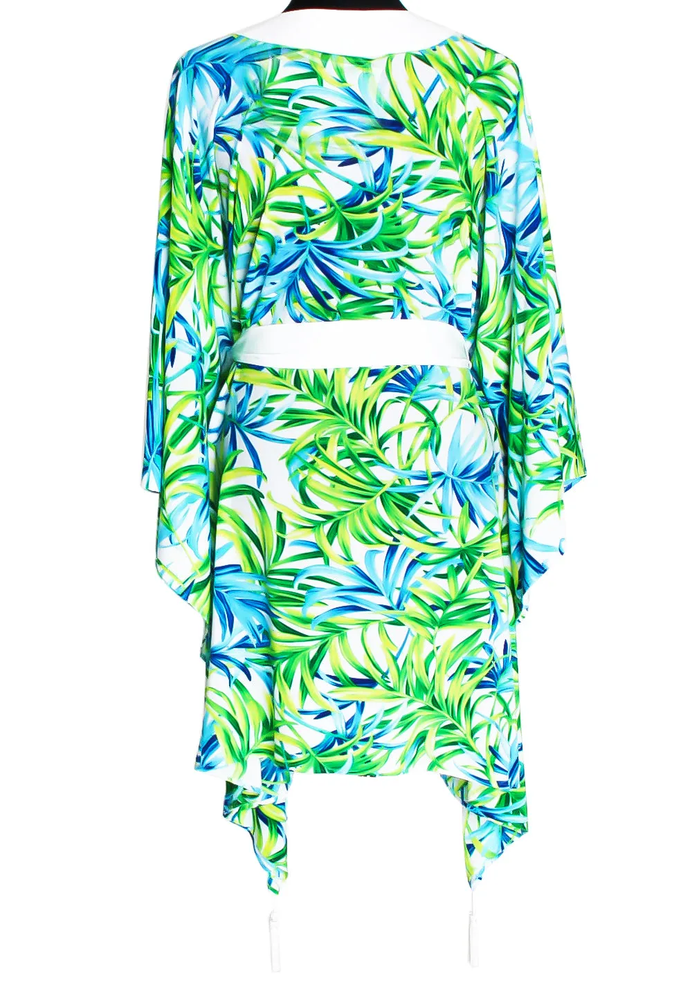 Euphoria – Paradise Palm Kimono (Off-White)