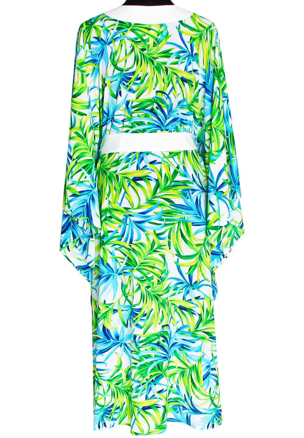 Euphoria – Paradise Palm Kimono (Off-White)