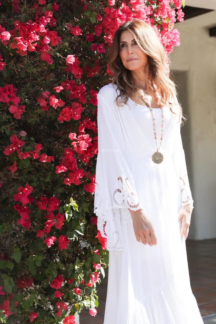Eyelet Tie Kimono
