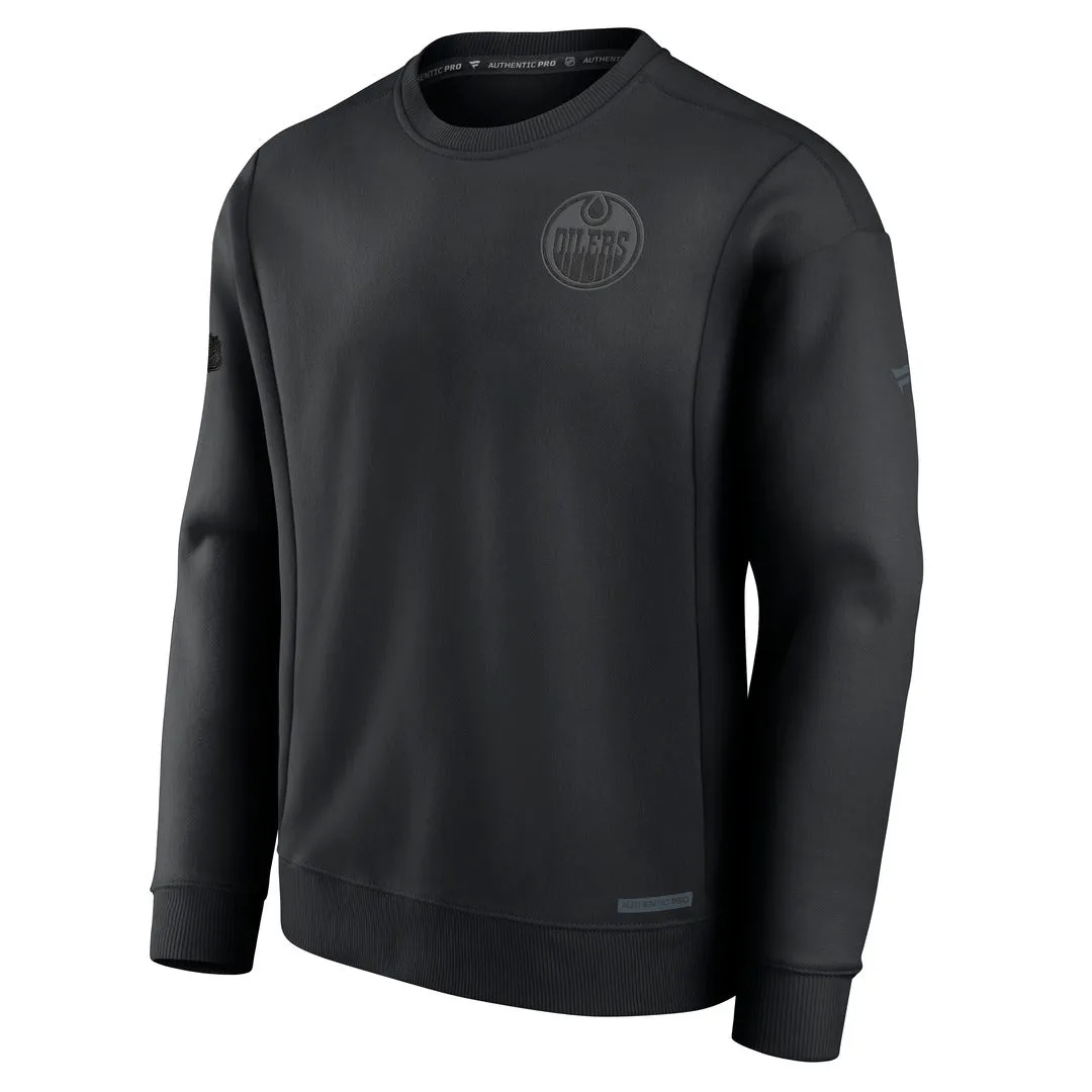 Fanatics Men's NHL Edmonton Oilers 2024 Authentic Pro Cotton Sweatshirt