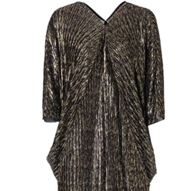 Fashion Pleated Midi Sweater Dress