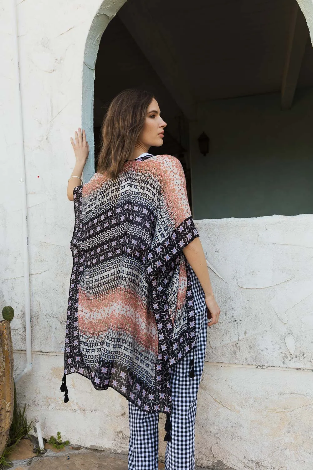 Floral Combo Kimono