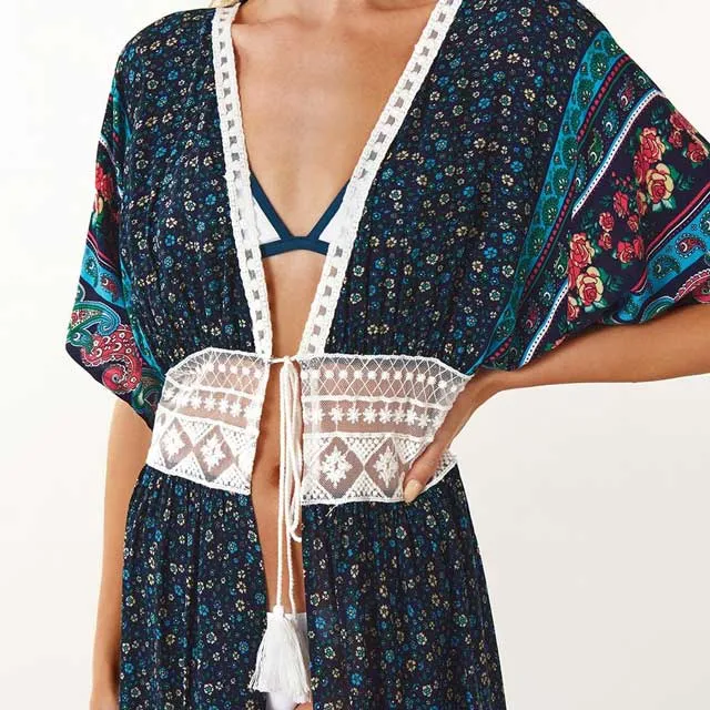 Floral Kimono Robe