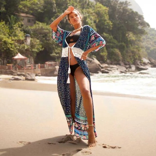 Floral Kimono Robe