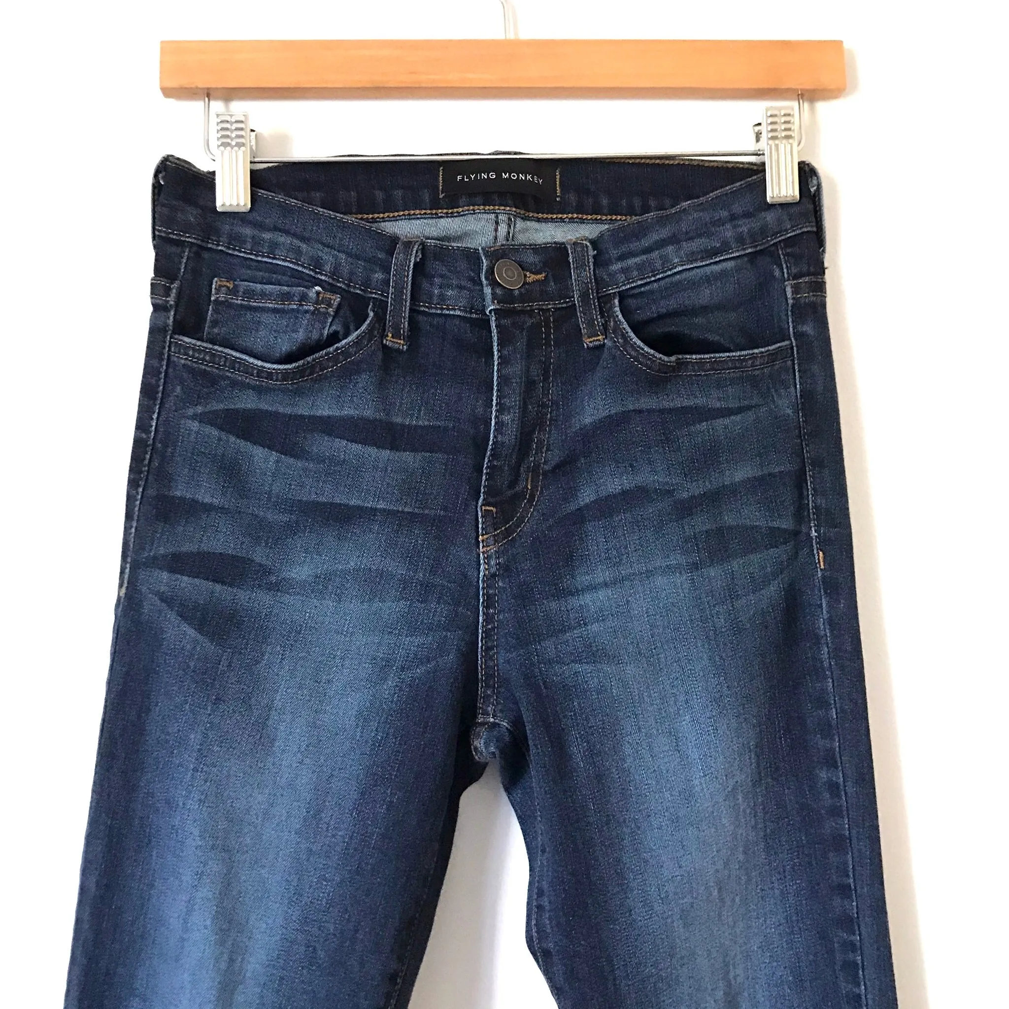 Flying Monkey Dark Wash Flare Jeans- Size 27 (Inseam 33.5")