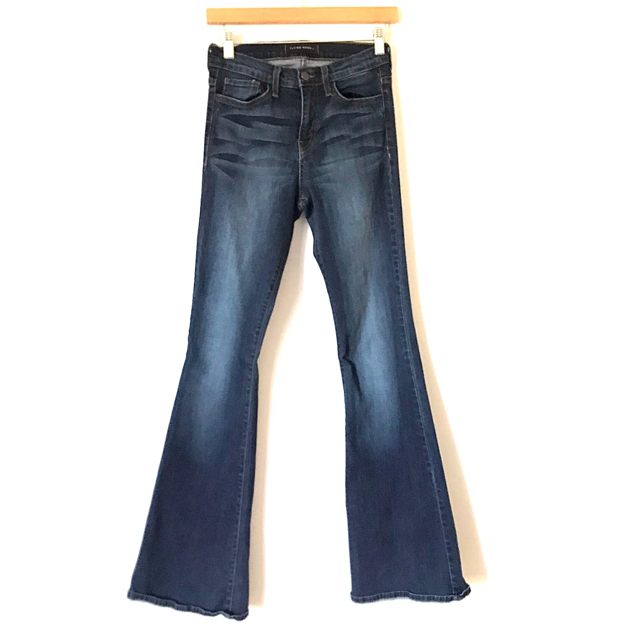 Flying Monkey Dark Wash Flare Jeans- Size 27 (Inseam 33.5")