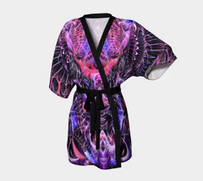 FRACTAL ENTANGLEMENT KIMONO ROBE