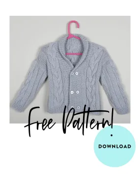 FREE Babies Double Breasted Jacket knitting pattern download 1511