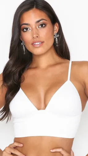 Free People Sage Longline Bralette Ivory