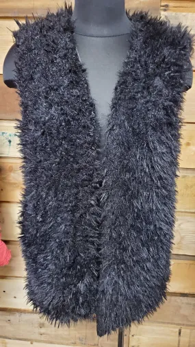 Fur Vest With Pockets #6246
