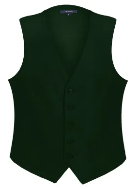 Gioberti Men's Hunter Green Formal Suit Vest