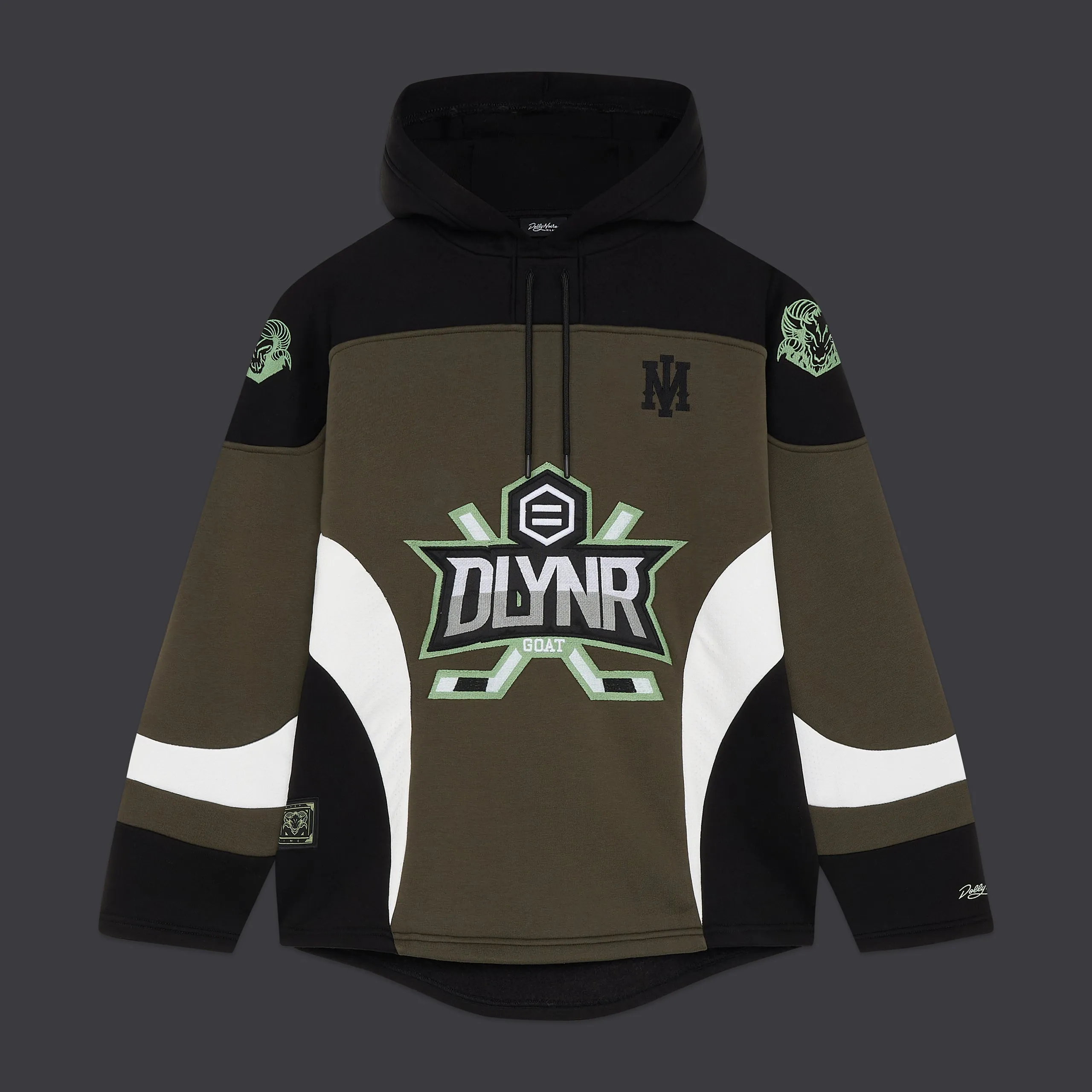 GOAT Hockey Hoodie Cypress Green