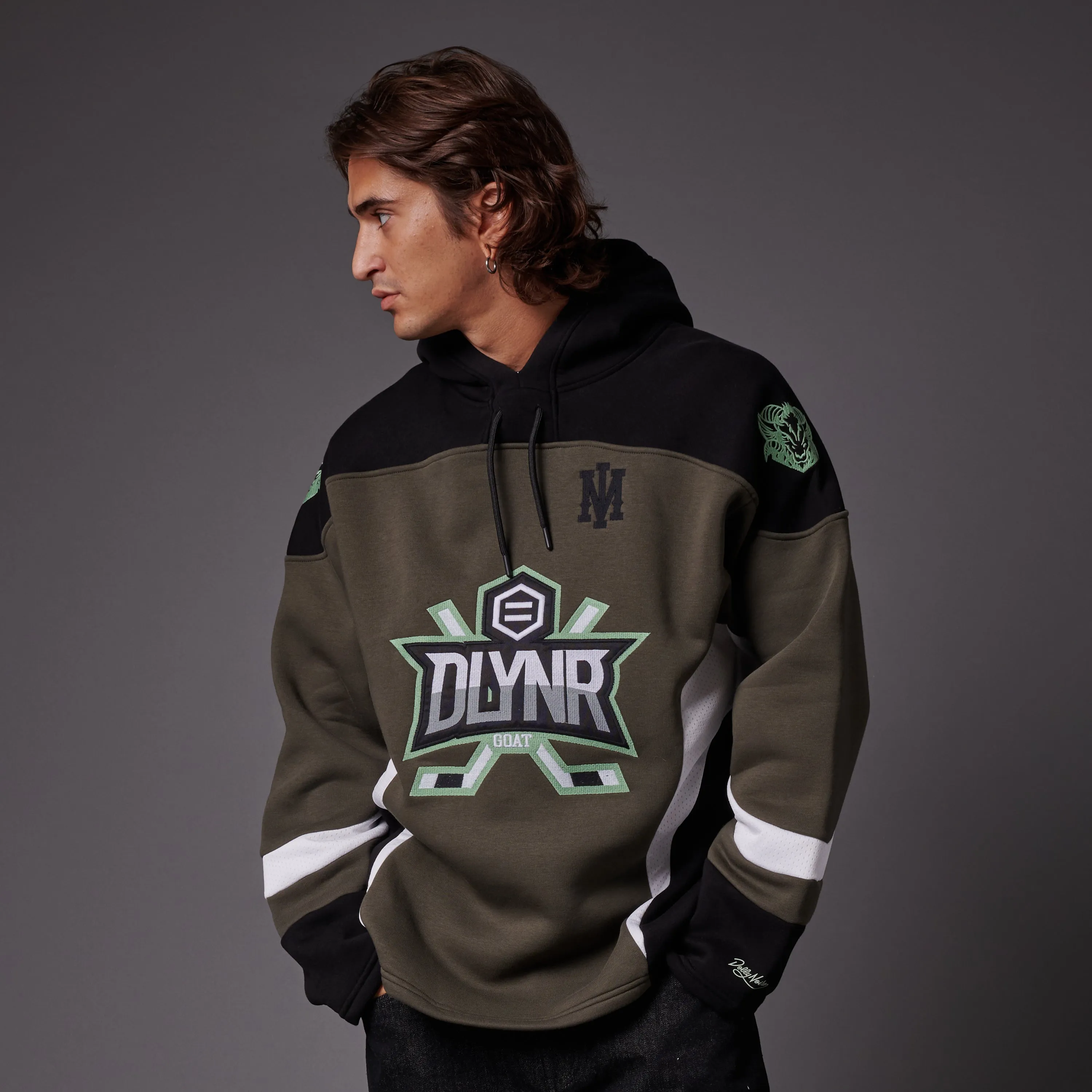 GOAT Hockey Hoodie Cypress Green