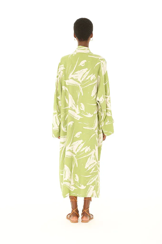 Green Linden Kimono