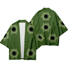Green Swordsman Kimono Cardigan