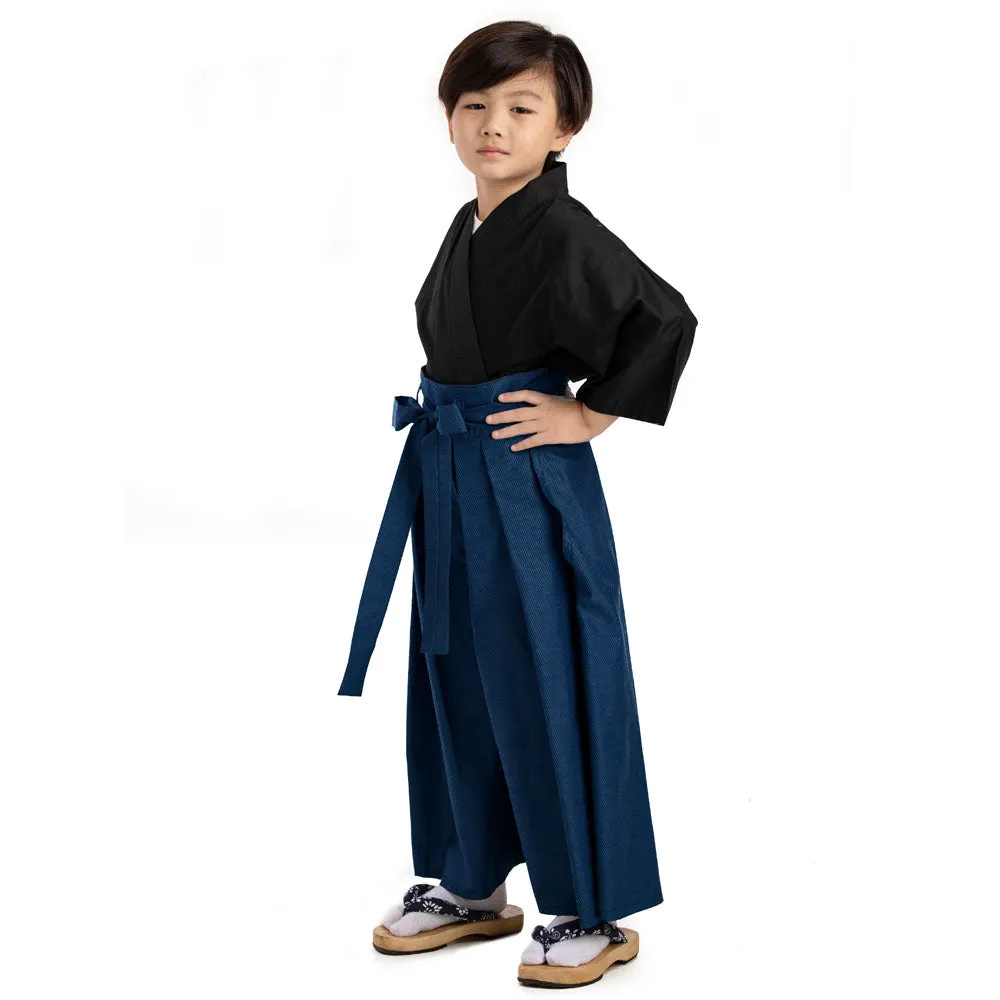 Hagakure Spirit Kimono Hakama Kids Samurai Costume