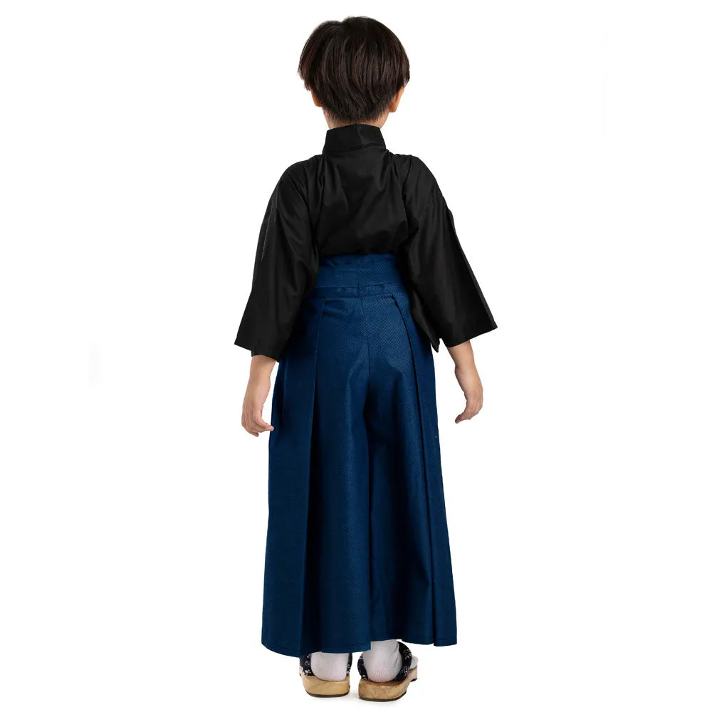 Hagakure Spirit Kimono Hakama Kids Samurai Costume