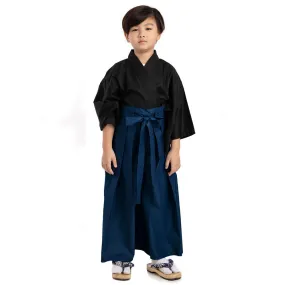 Hagakure Spirit Kimono Hakama Kids Samurai Costume