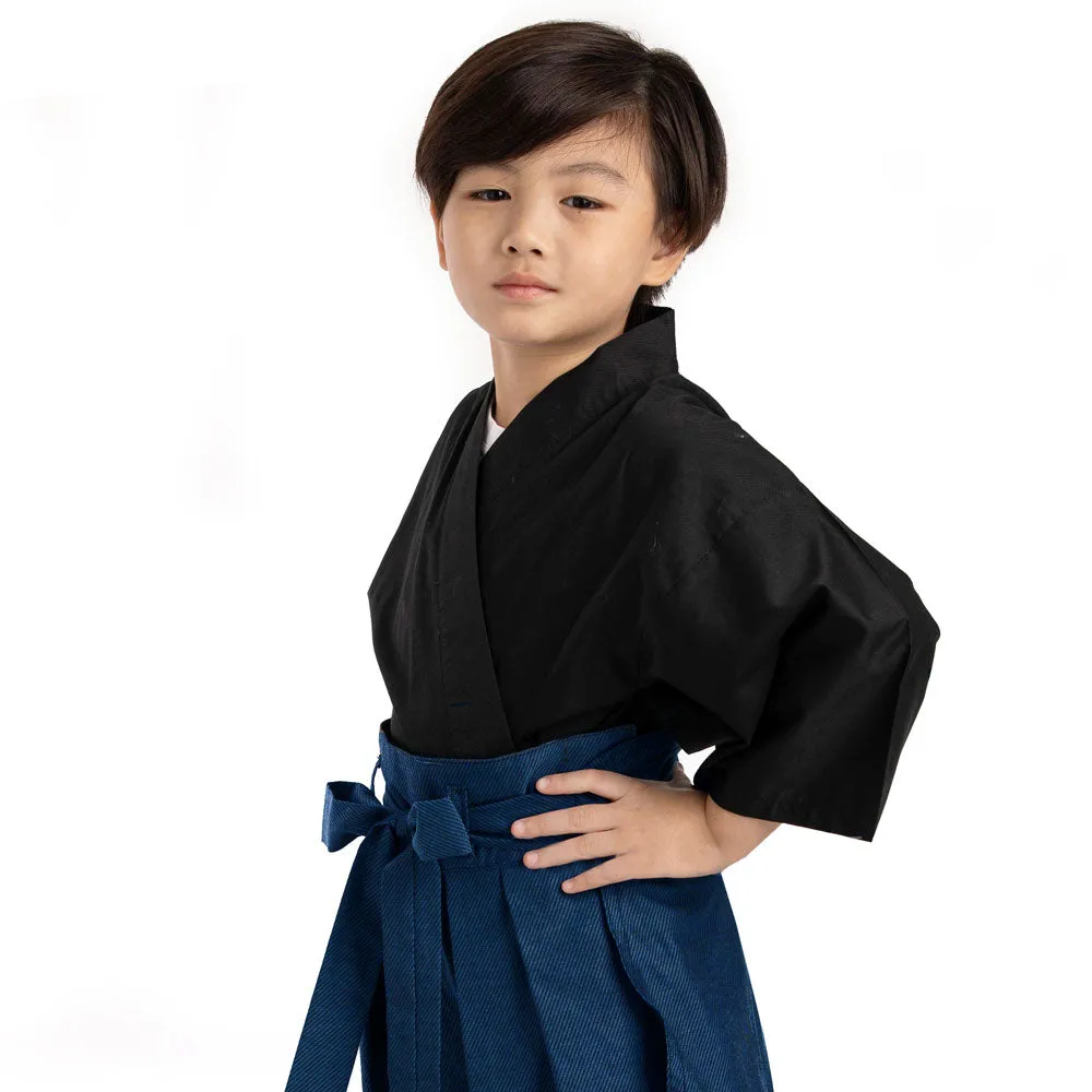 Hagakure Spirit Kimono Hakama Kids Samurai Costume