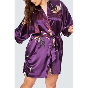 Hana Short Kimono Robe (Plus Size)