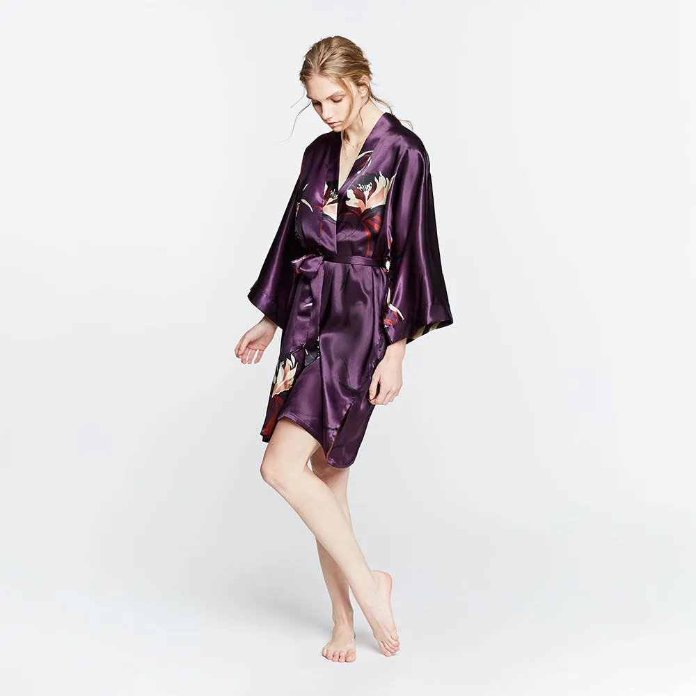 Hana Short Kimono Robe