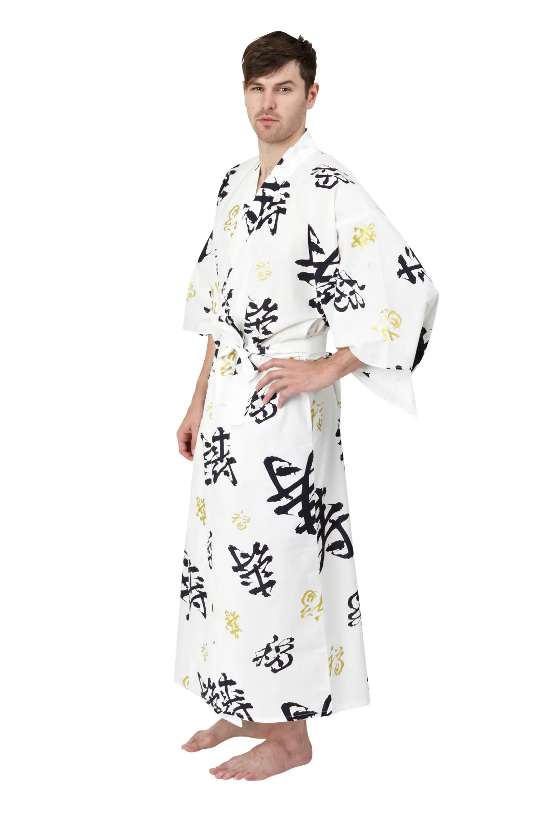 Happy Longevity Cotton Kimono Plus Size