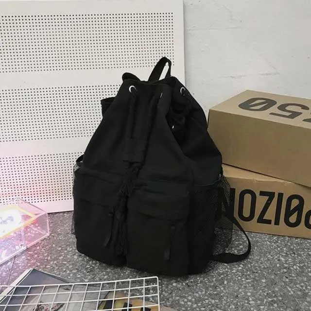 Harajuku Drawstring College Backpack