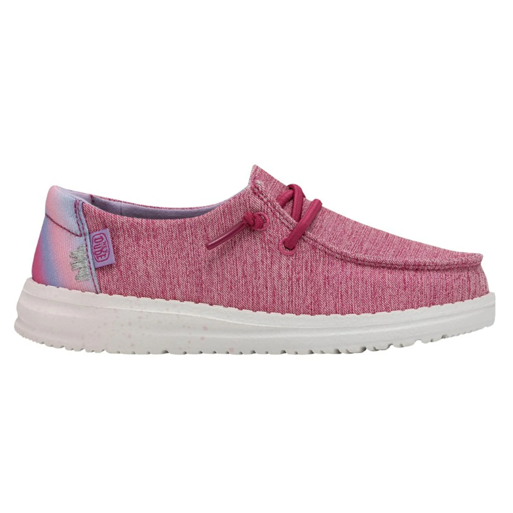 Hey Dude Wendy Youth Sparkle Pink