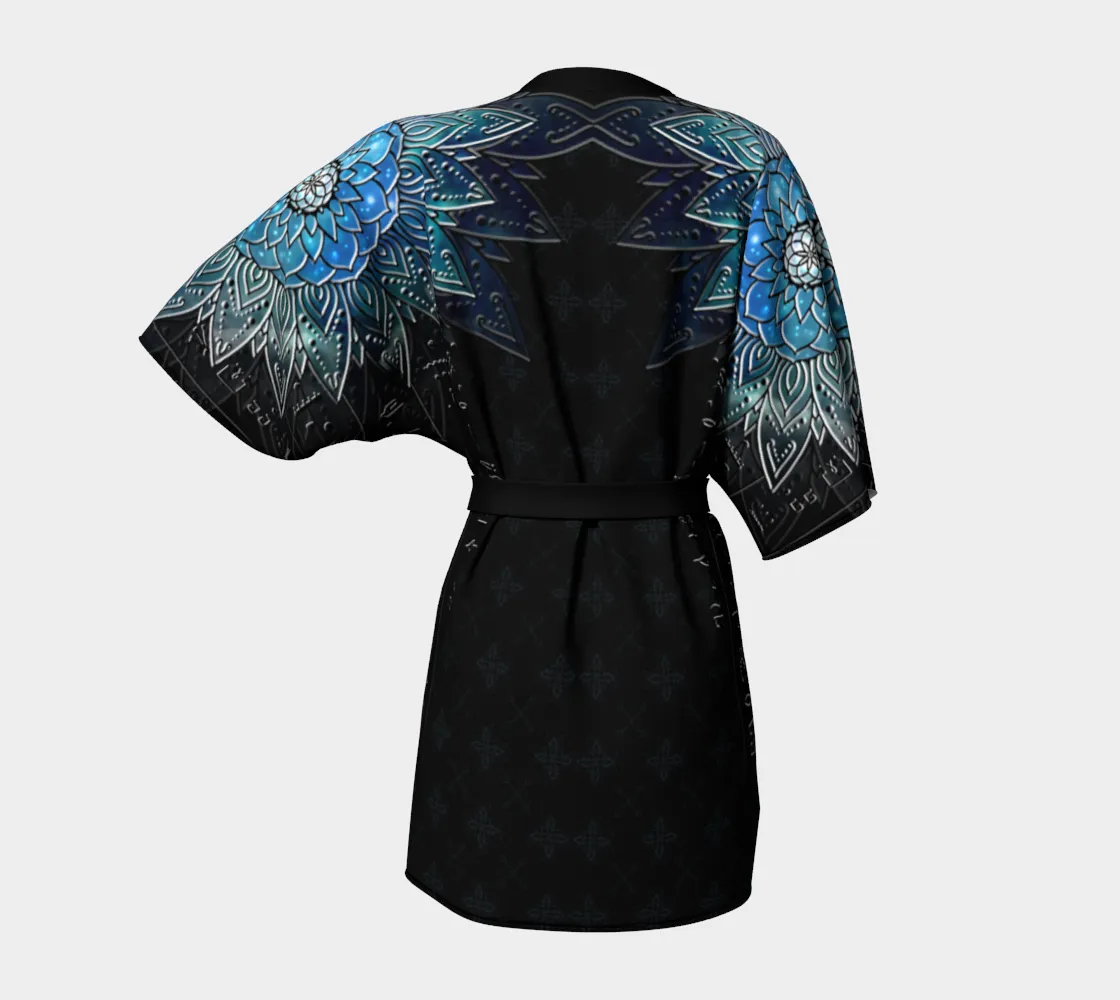 Hieroglyphic Mandala | Kimono Robe | Mandalazed