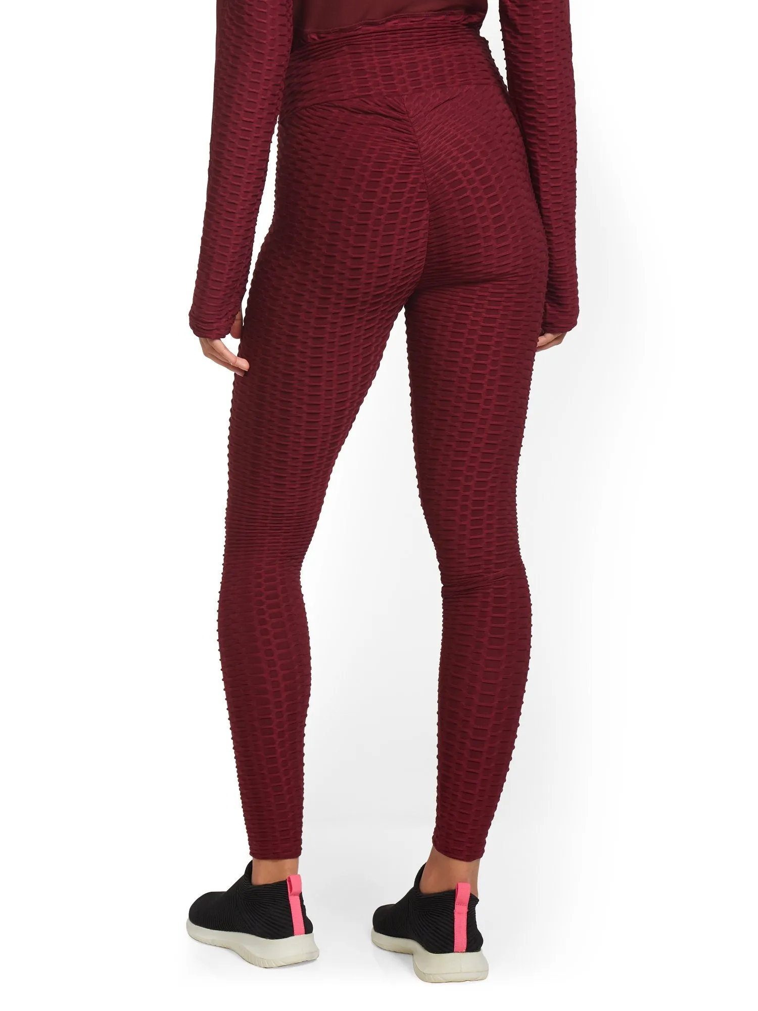 High-Waisted Textured Legging
