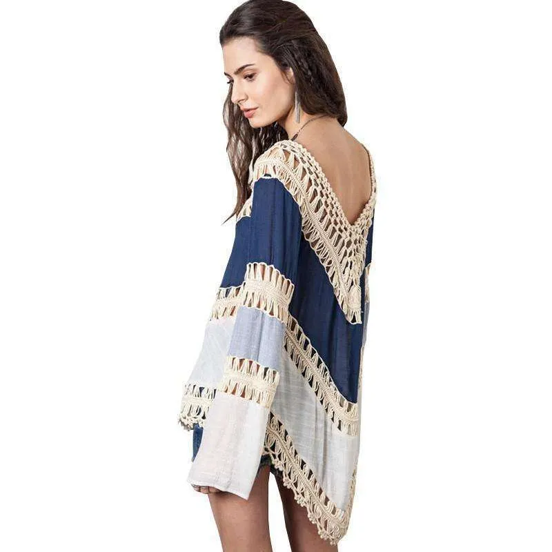 Hippie Kimono Crochet Top