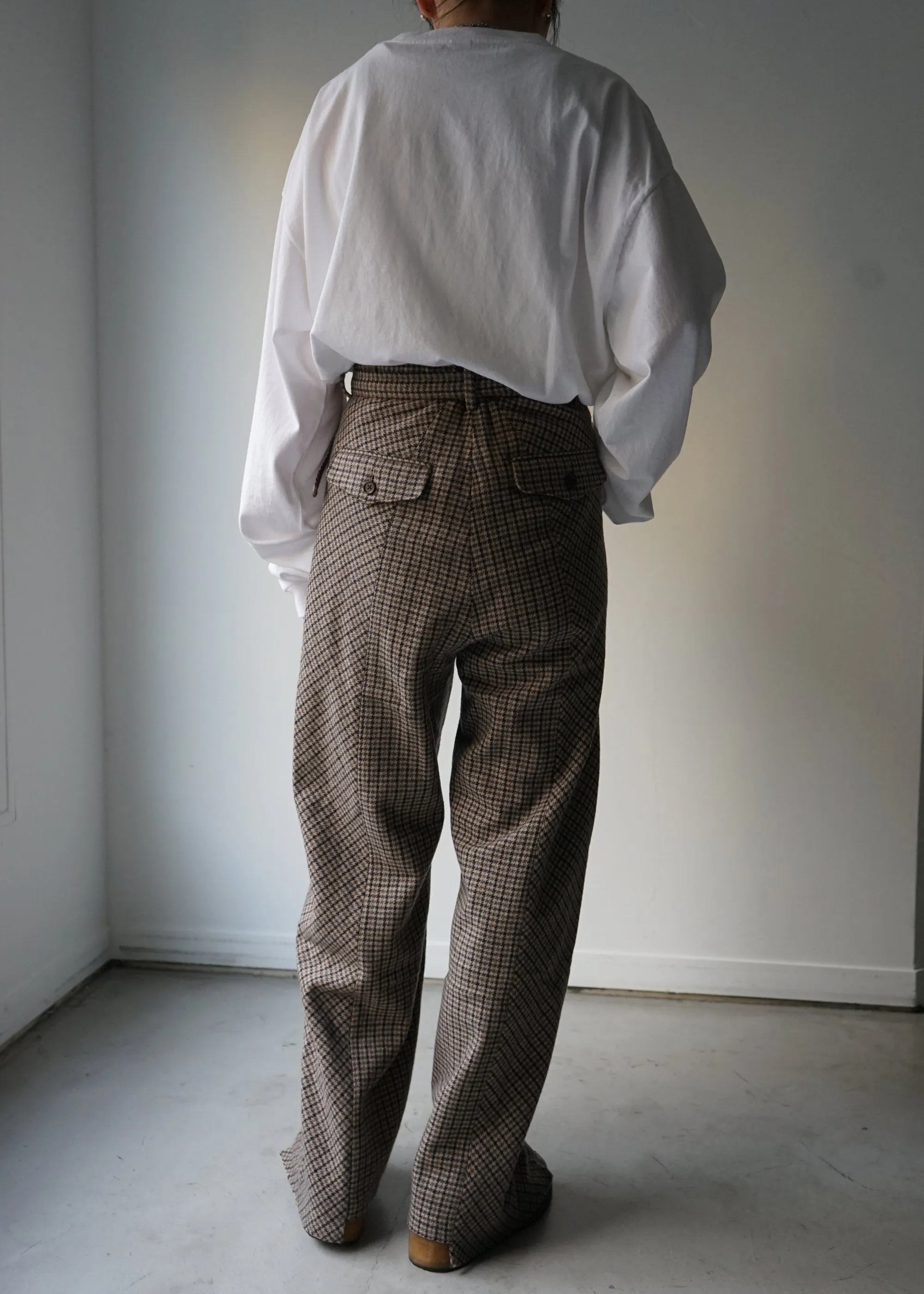 HOUNDSTOOTH 2TACK TROUSERS