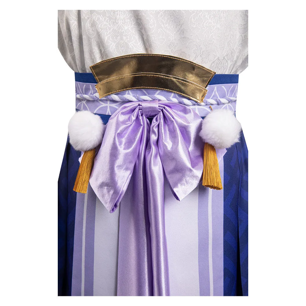 Hyakkiyakou Hayakawa Aki Kimono Cosplay Costume Halloween Carnival Party Disguise Suit