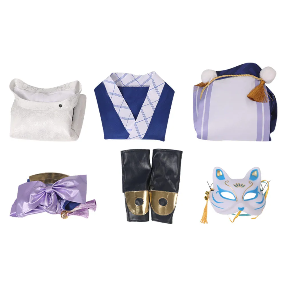 Hyakkiyakou Hayakawa Aki Kimono Cosplay Costume Halloween Carnival Party Disguise Suit