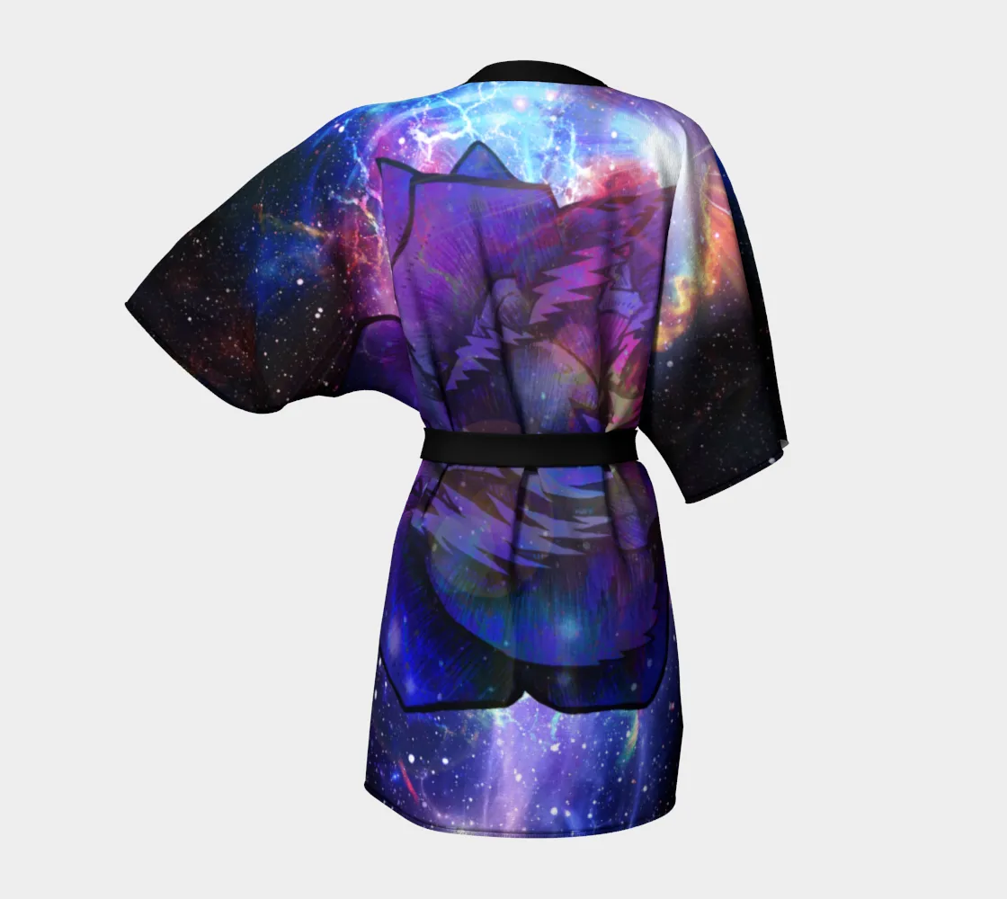 ICE PETALS KIMONO ROBE