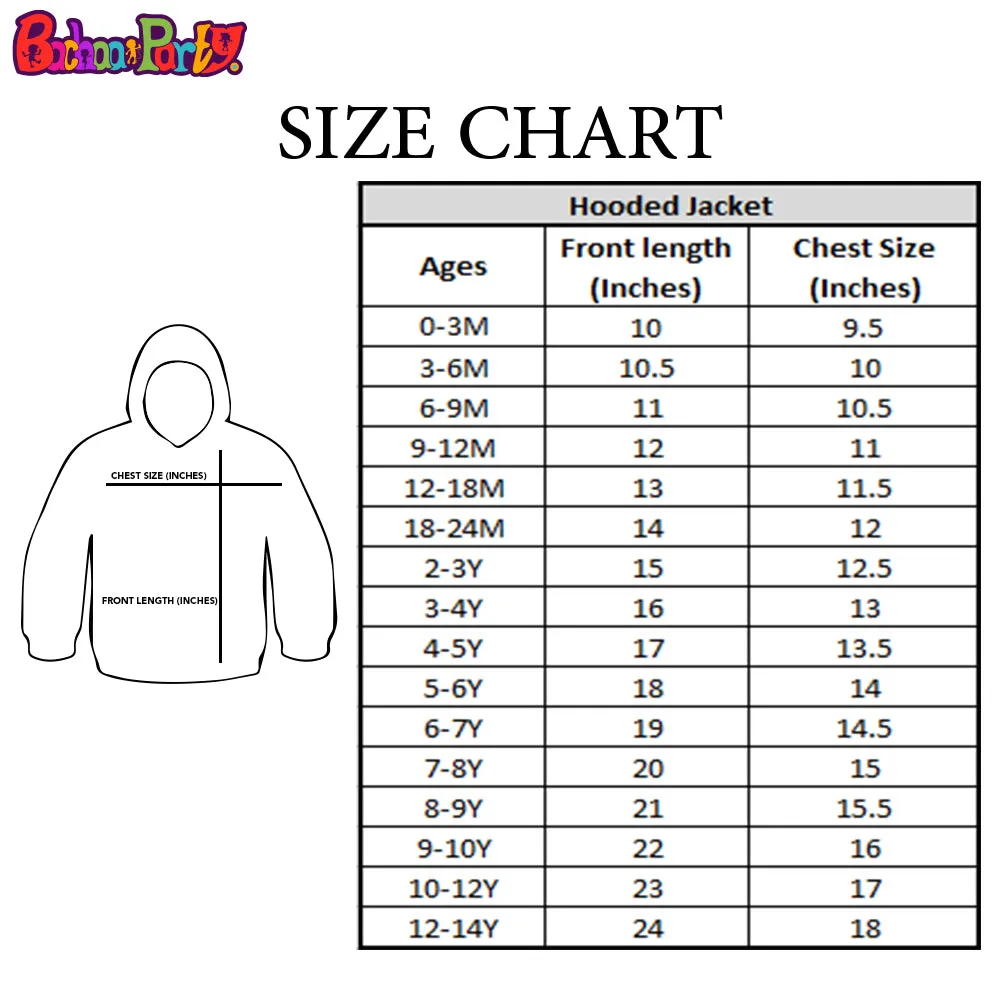 Infant Girls Hooded Jacket Rainbow - White