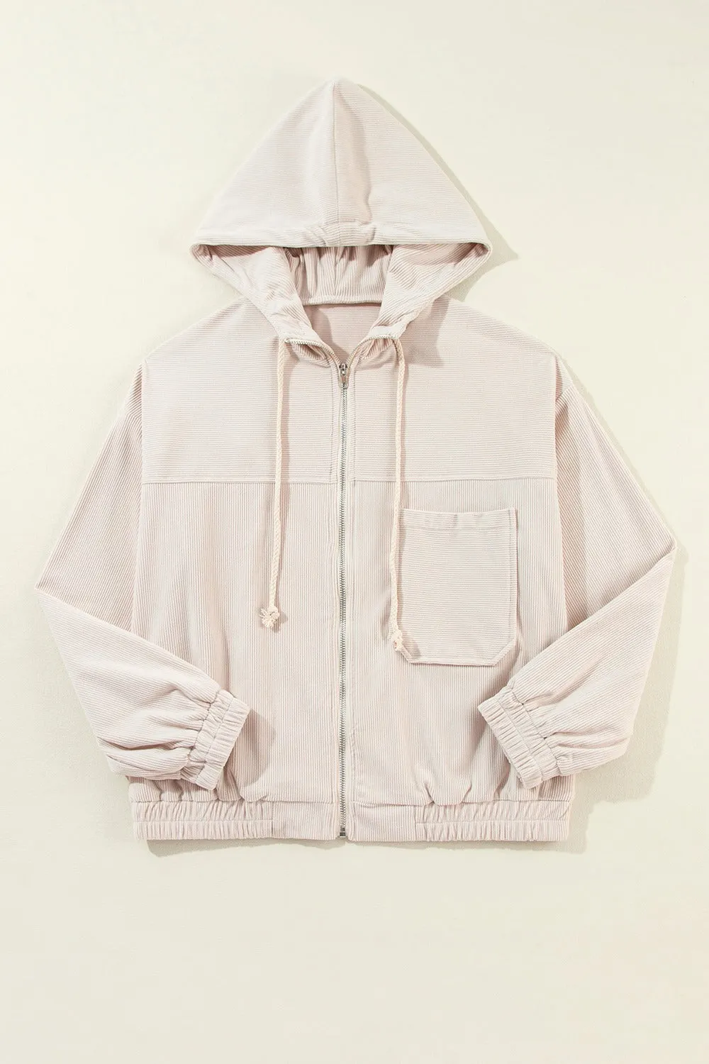 Iris Corduroy Zip Up Jacket