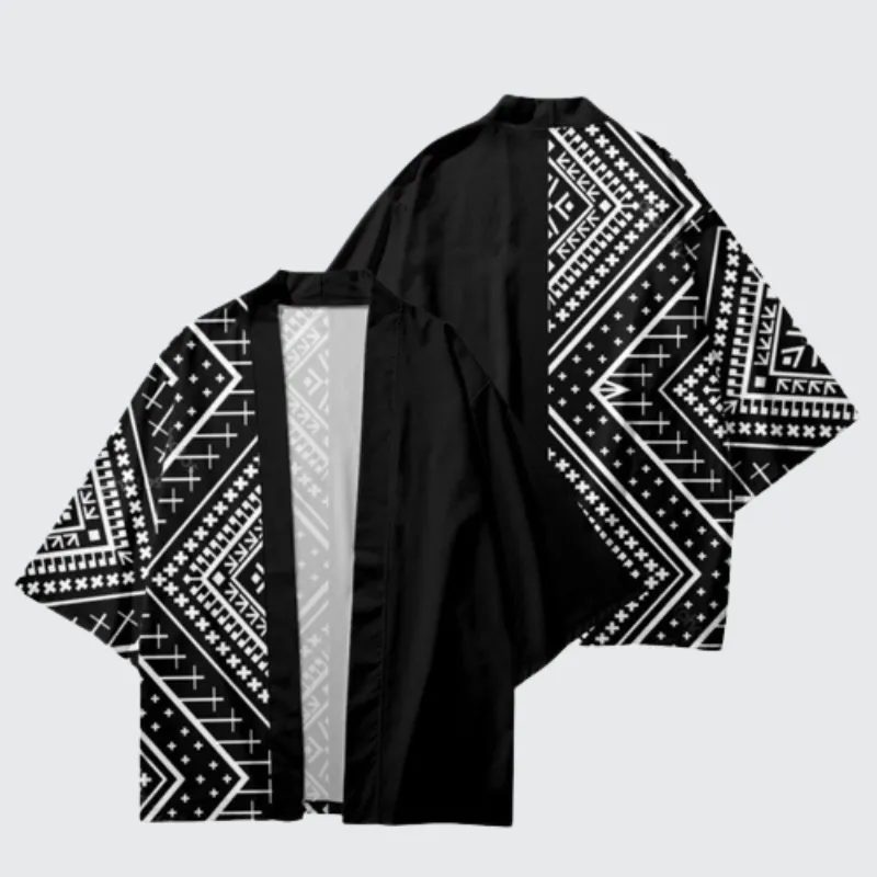 Japanese Kimono Patterns Black And White