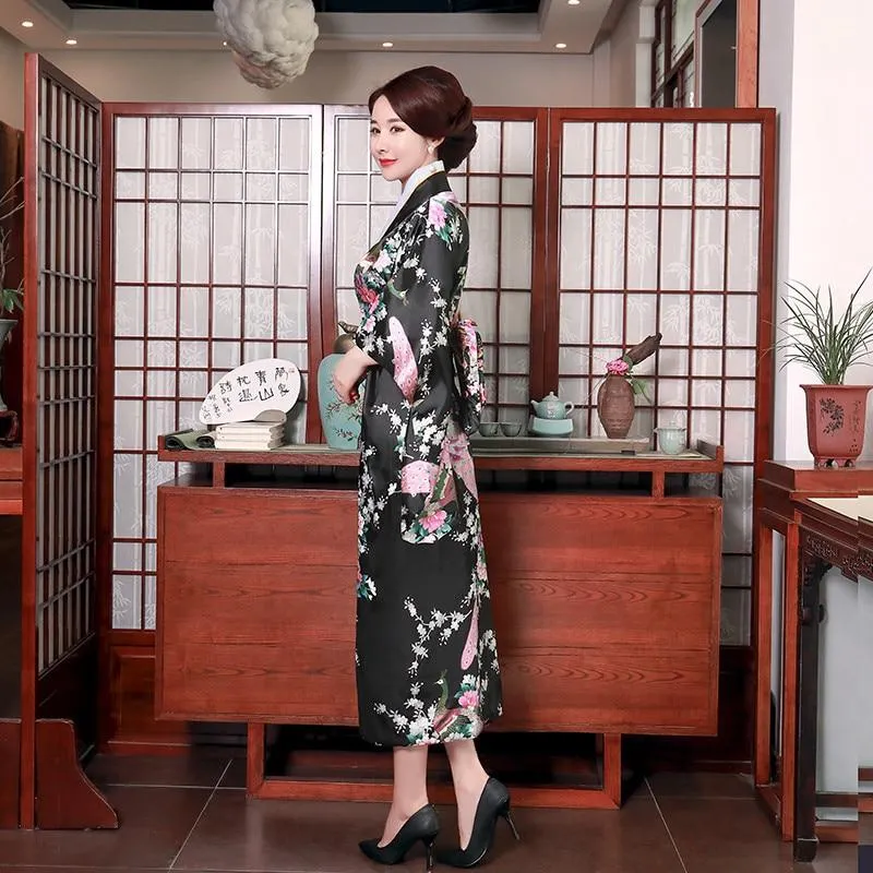 Japanese Satin Kimono