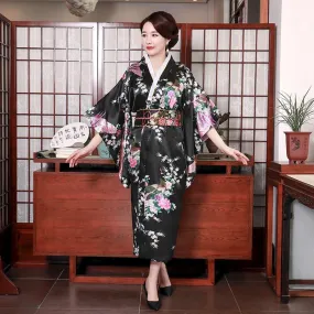 Japanese Satin Kimono