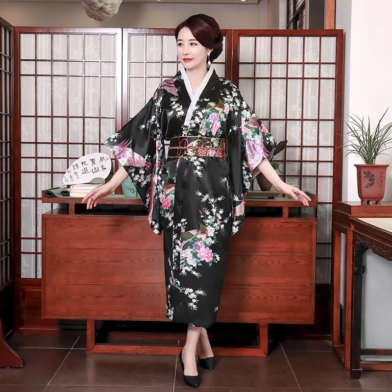Japanese Satin Kimono