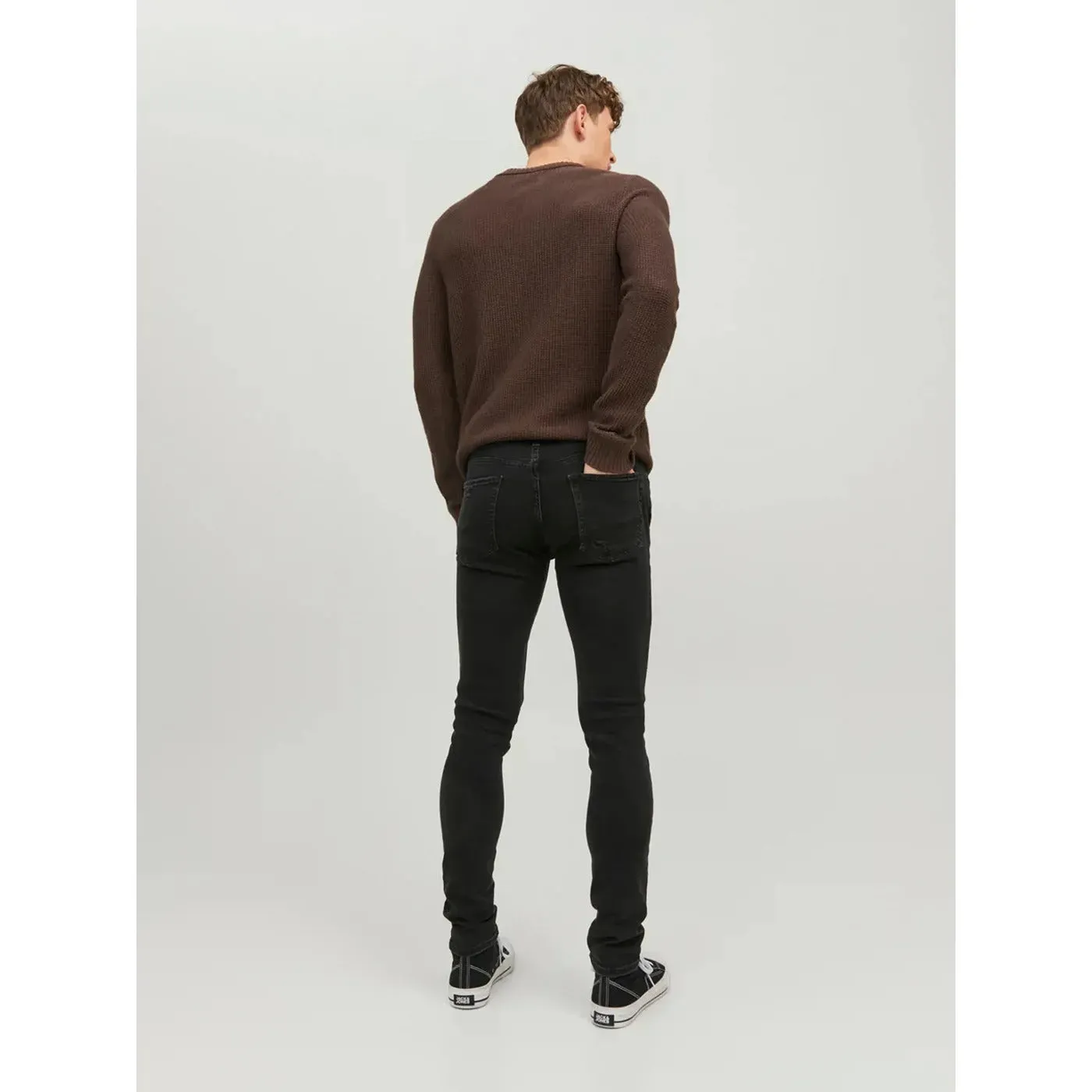 JJ Skinny Black Ripped Jeans