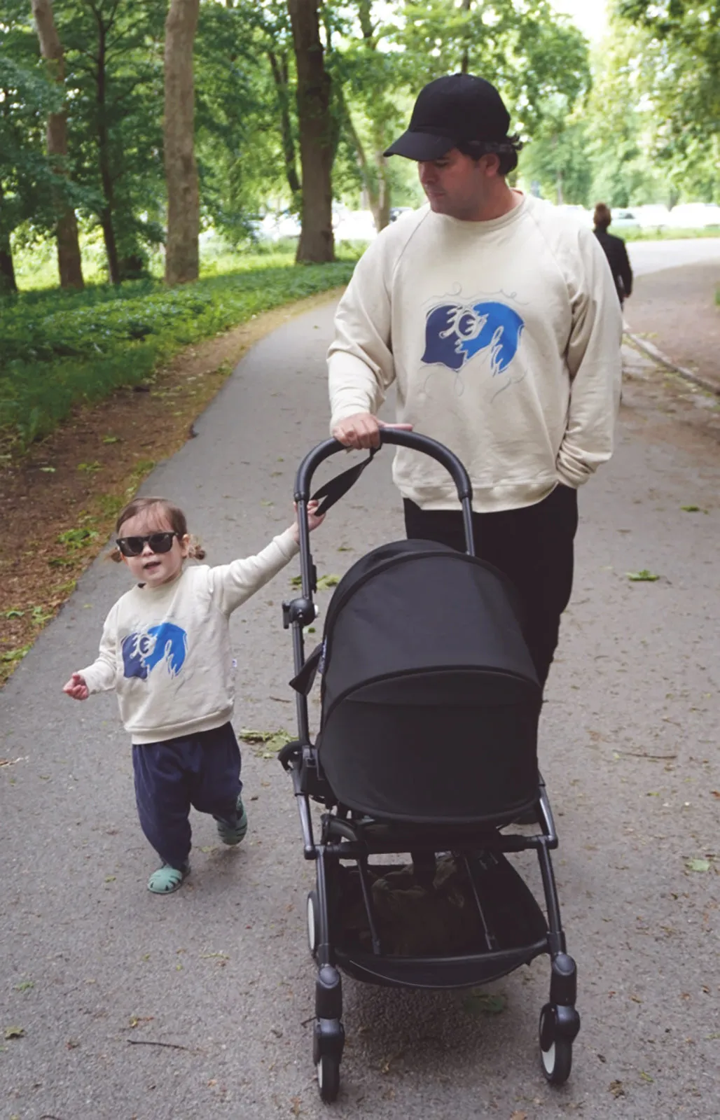 Kids' Blue Doves  Sweatshirt White