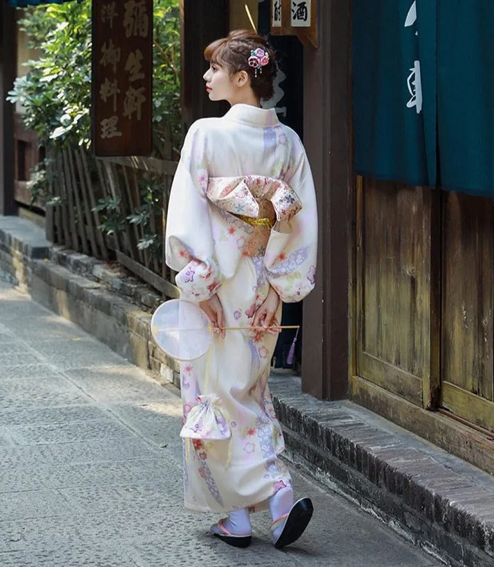 Kimono Beige Floral