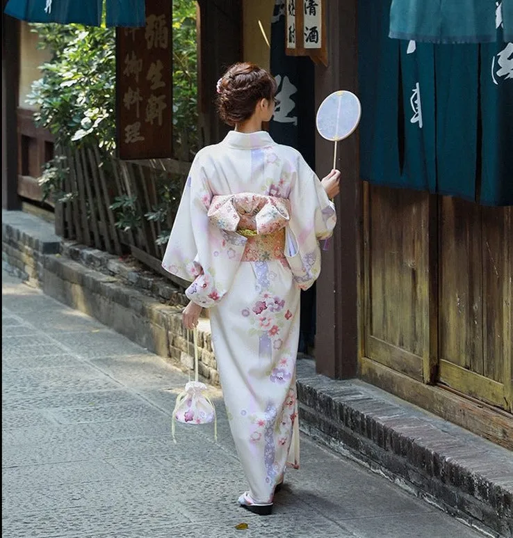 Kimono Beige Floral