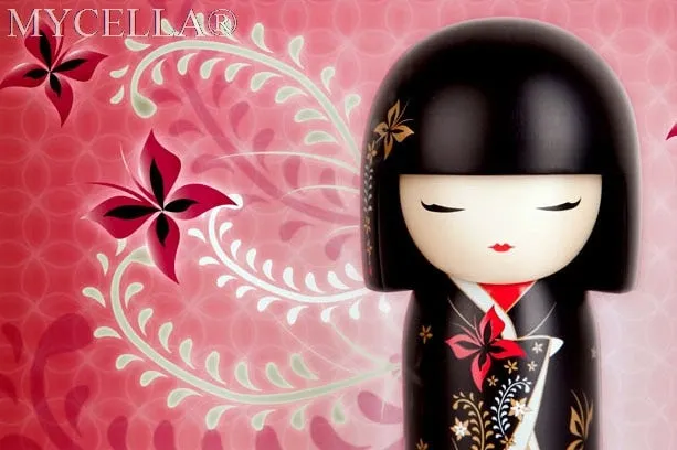 Kimono Dolls,  Diamond Painting Kit, Mosaic Cartoon Full Rhinestone Embroidery Needlework