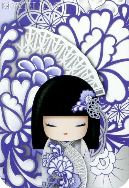 Kimono Dolls,  Diamond Painting Kit, Mosaic Cartoon Full Rhinestone Embroidery Needlework
