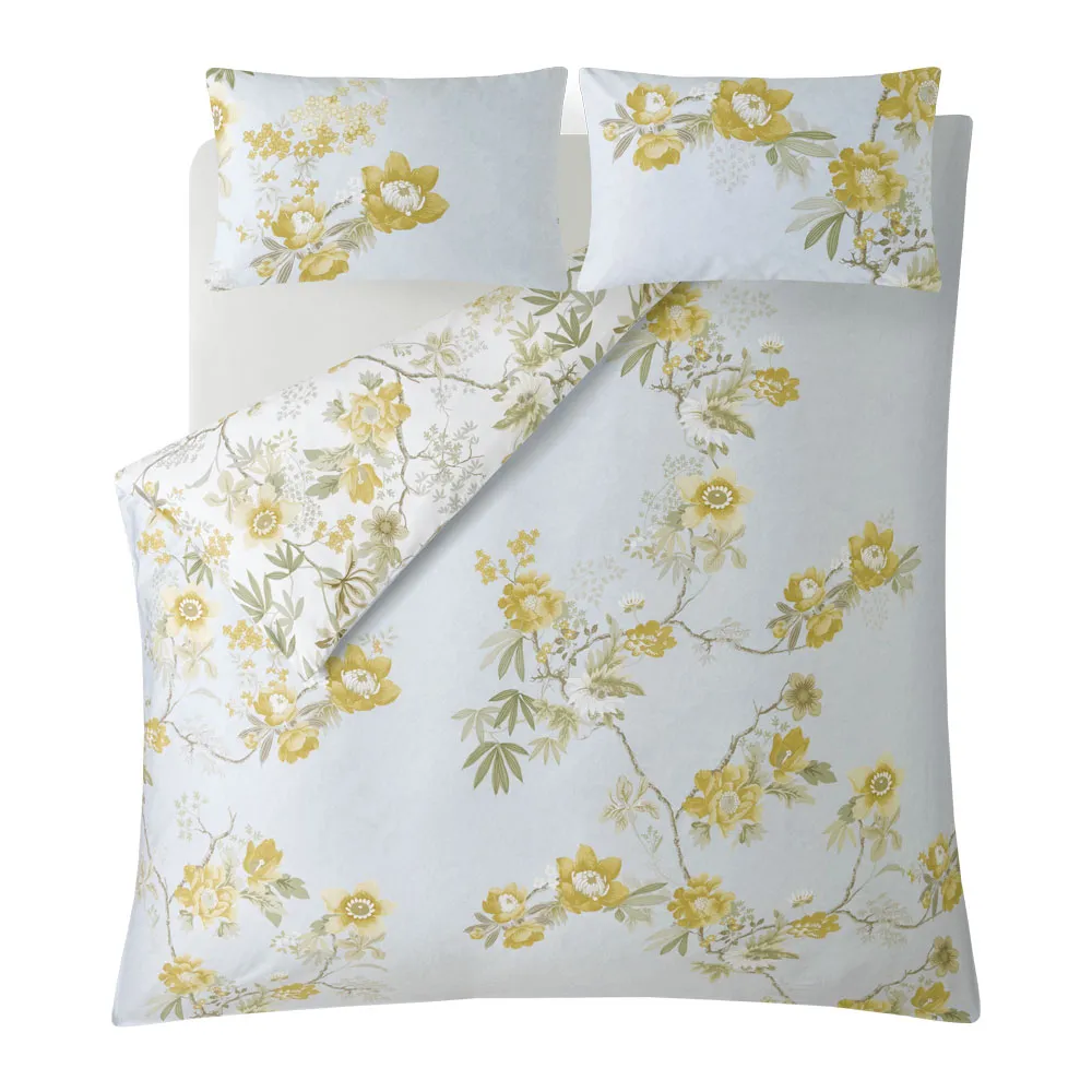 Kimono Dreams Yellow Duvet Cover Set